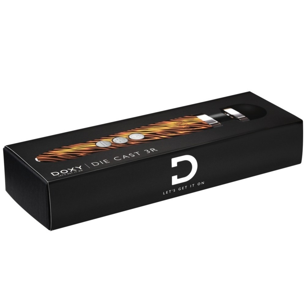 Doxy Die Cast 3R USB Rechargeable Mini Wand Orange Massager