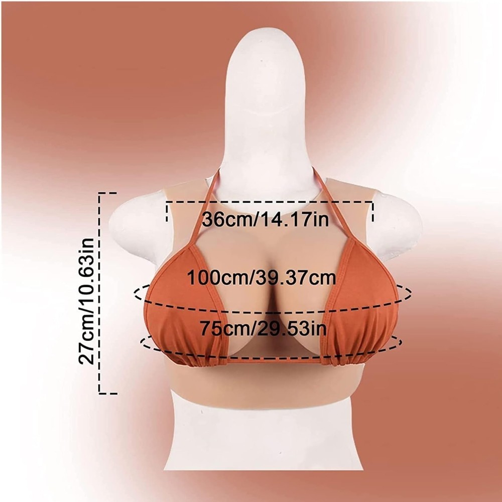 bAŞKa World Crossdresser Breast Shapes Silikon Giyilebilir Göğüs-HG08