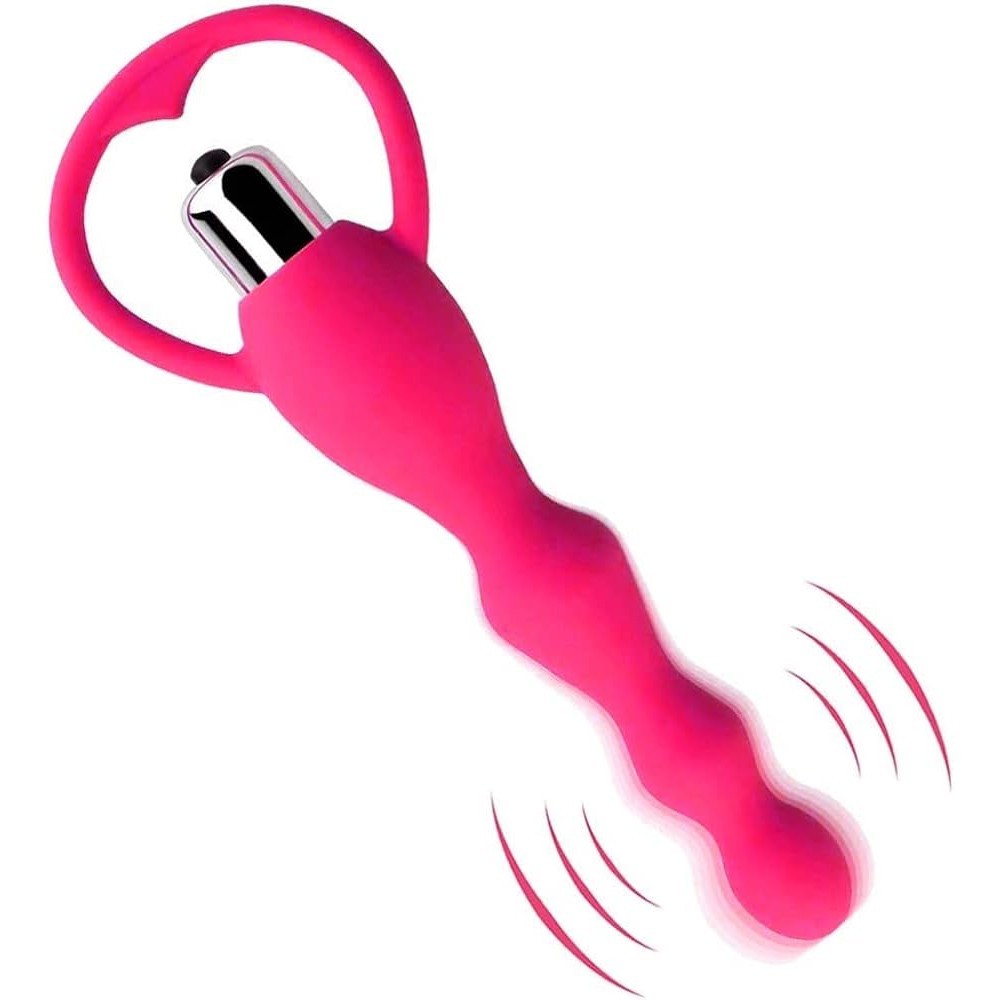 bAŞKa Anal Fantasy Beaded Tek Mod Boncuk Anal Vibratör-Pink