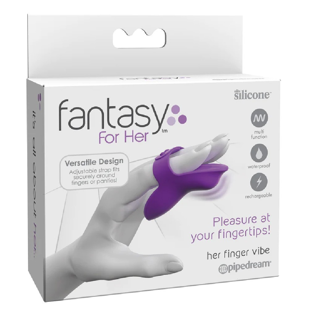 Pipedream Fantasy For Her Silicone Rechargeable Finger Vibe Parmak Vibratör