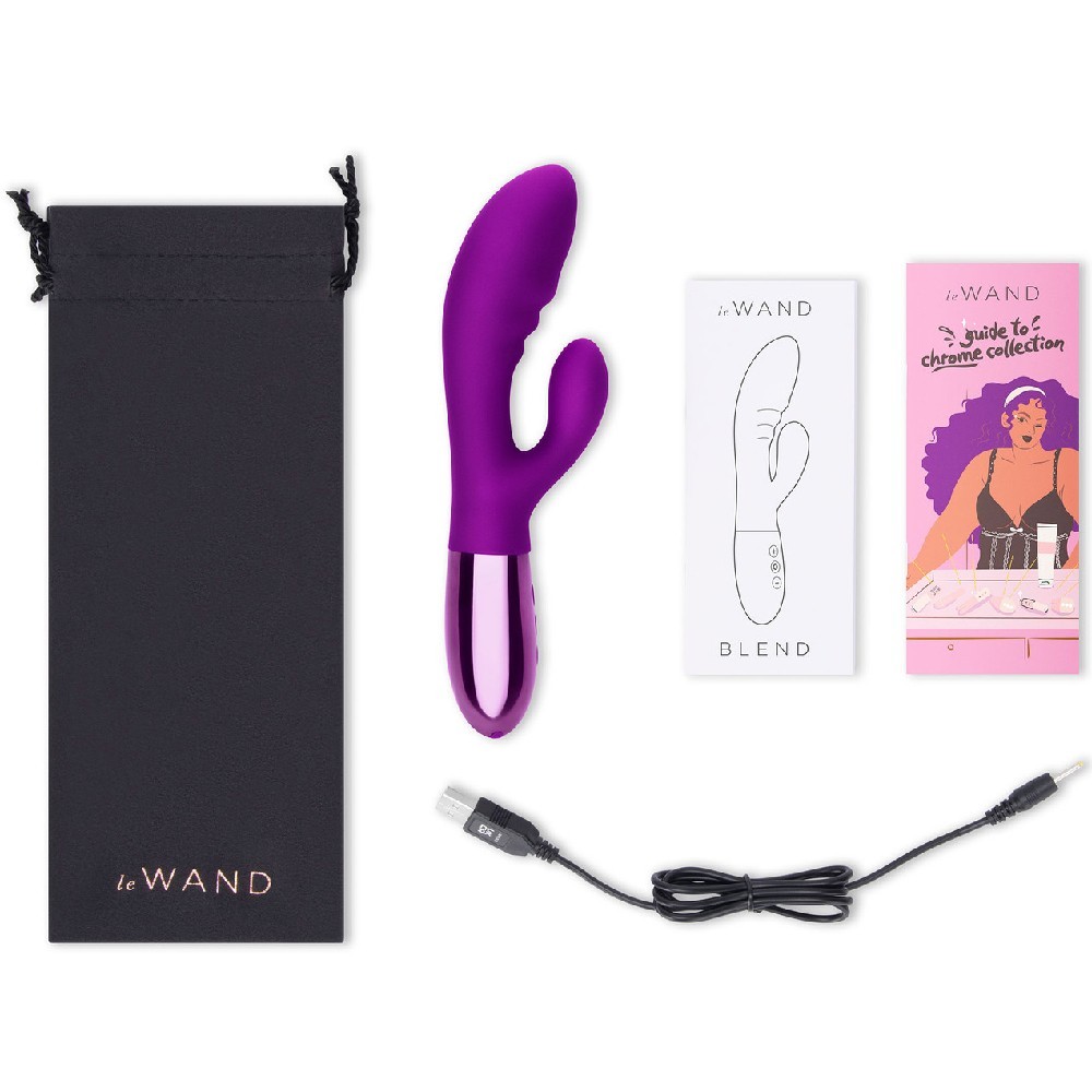 Le Wand Blend Silicone Dual Stimulation Klitoral Rabbit Vibratör