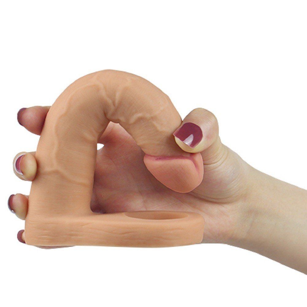 Lovetoy The Ultra Soft Double 15.8 cm Titreşimli Anal Penis LV1132