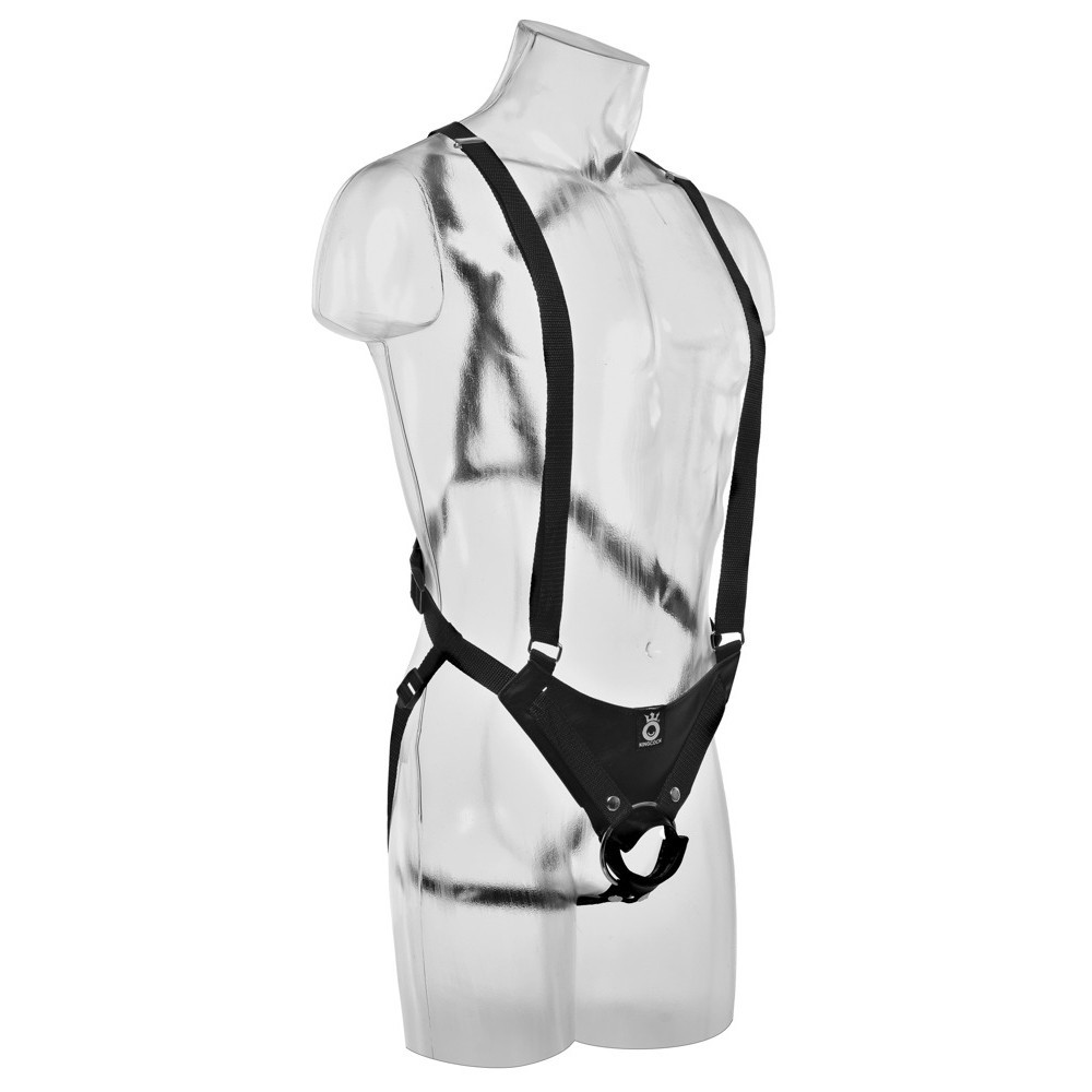 Pipedream King Cock 10 İnch Hollow Strap-On Suspender System