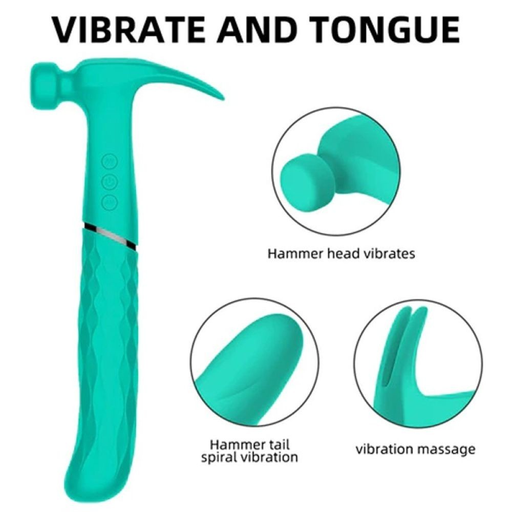bAŞKa Hammer Love Green Ultra Güçlü Çekiç Vibratör