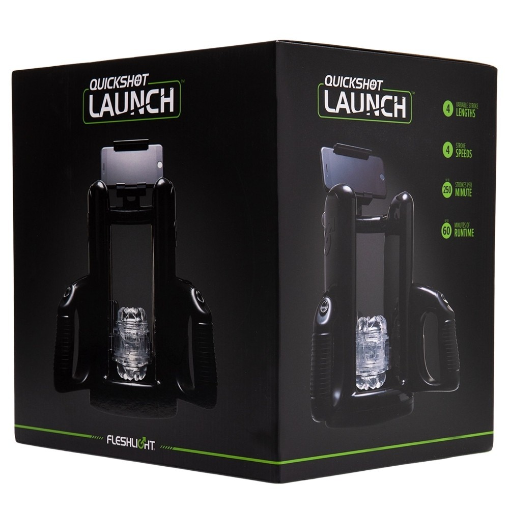 Fleshlight Quickshot Launch Black Stroking Simulator