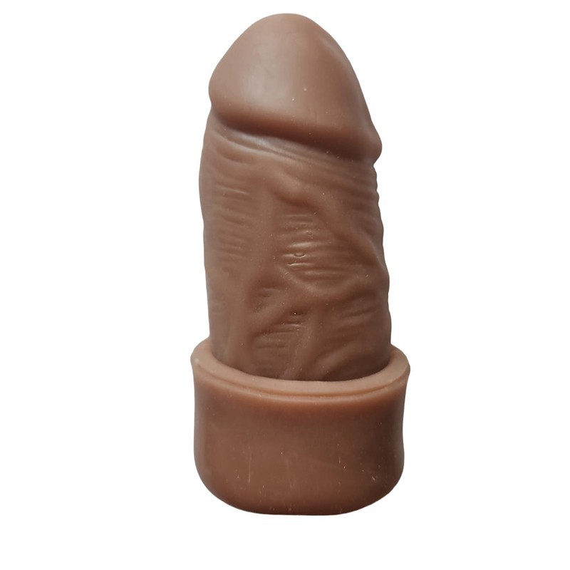 bAŞKa Maxx Perry Sleeve Yumuşak Doku Melez Realistik Penis Kılıfı