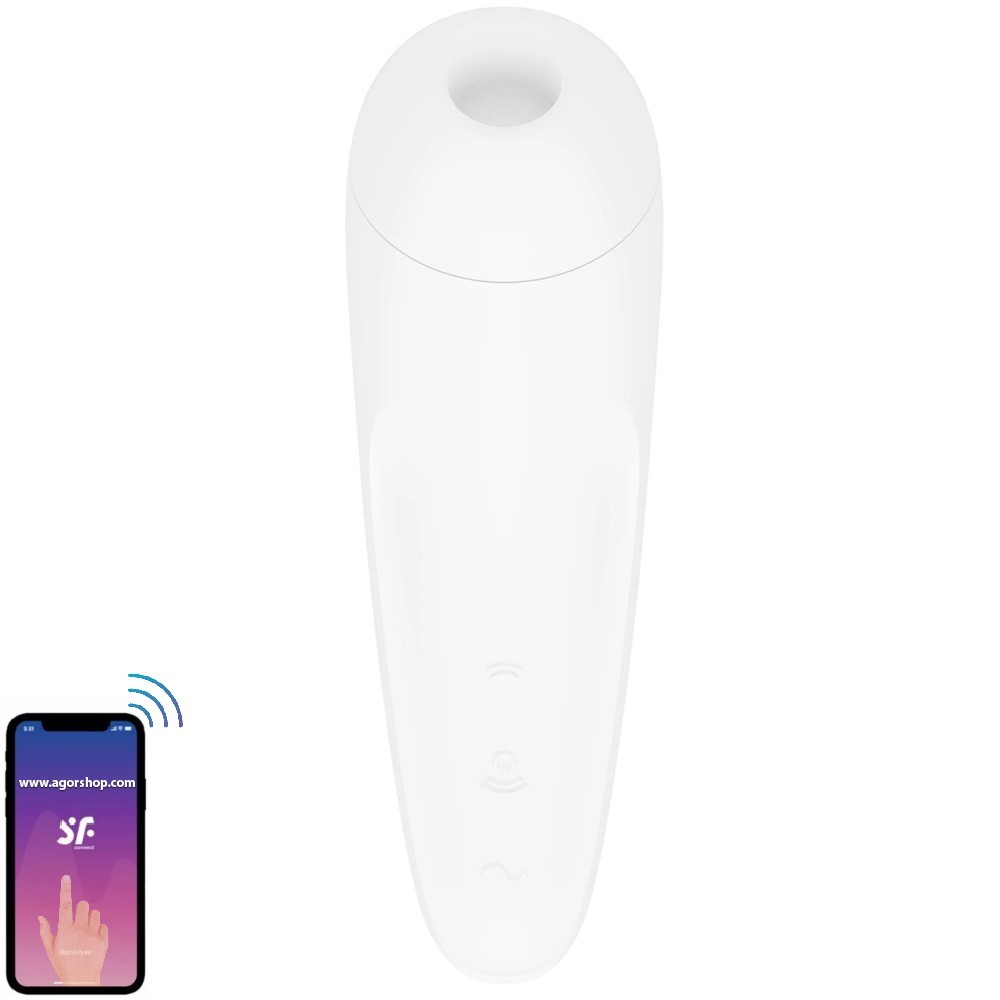 Satisfyer Curvy 2+ App-Controlled Air Pulse Emiş Güçlü Vibratör