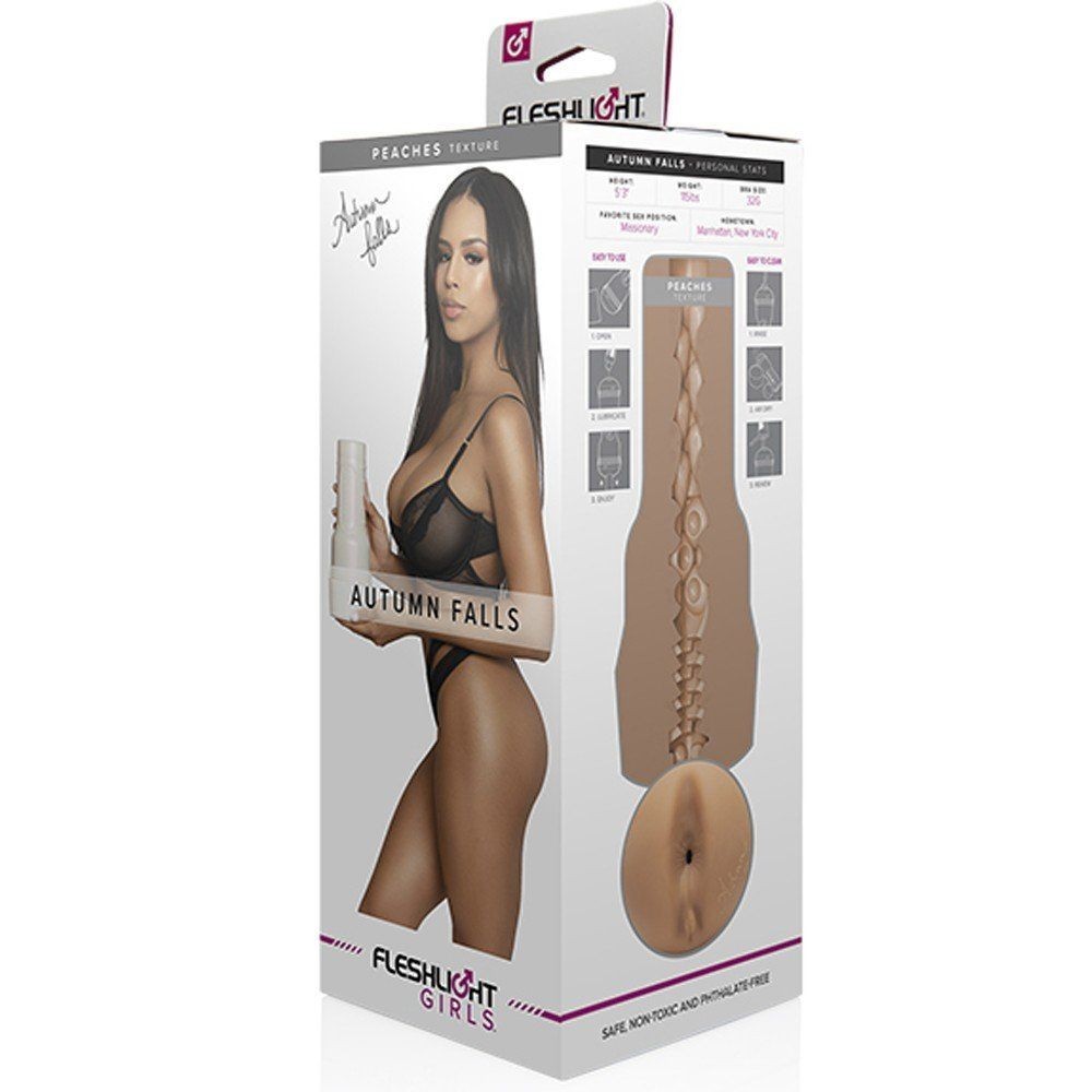 Original Fleshlight Girls Autumn Falls Cream Realistik Anüs Masturbator