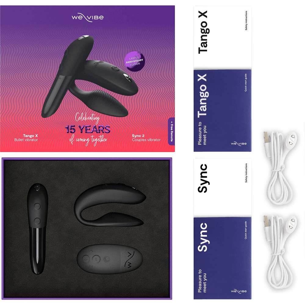 We-Vibe 15. Yıl Dönümü Koleksiyon Seti We-Vibe Sync 2 ve We-Vibe Tango X