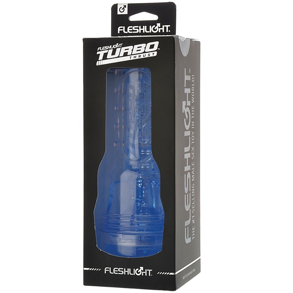 Orjinal Fleshlight Turbo Thrust Blue Ice Oral Masturbator
