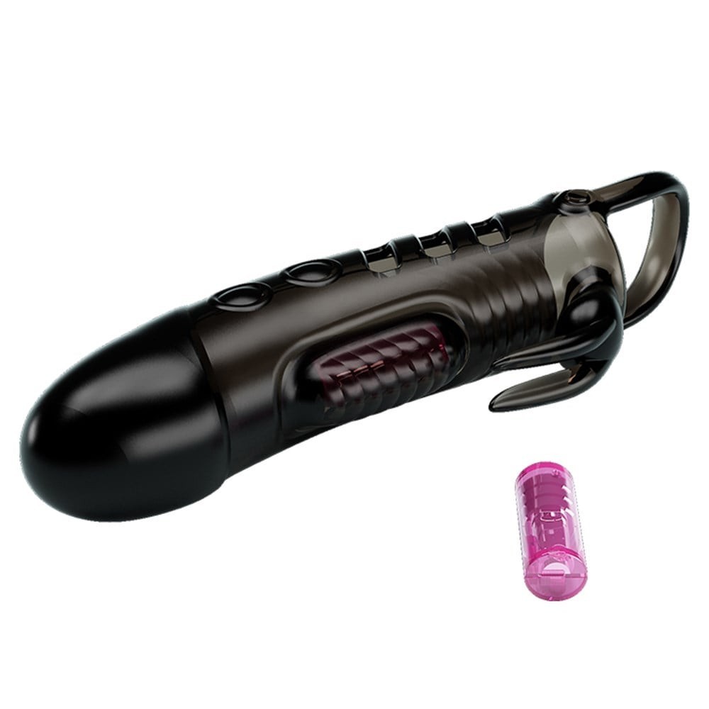 Pretty Love Sloane Penis Sleeve Klitoris Uyarıcılı Titreşimli Penis Kılıfı BI-026243