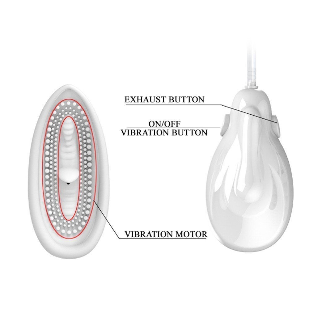 Pretty Love Suction Vibrating Massager Emiş Güçlü Dil Vibratör BI-014096-2