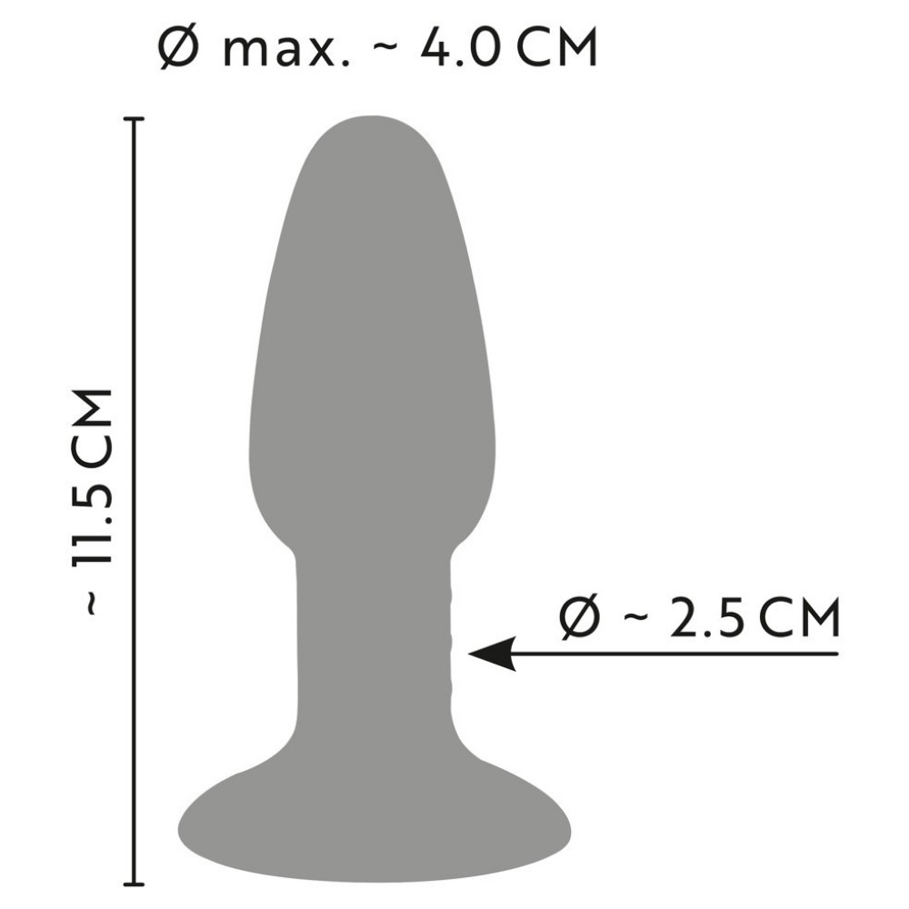Anos Finest Butt Wear Tricolour Butt Plug 3 Renkli Anal Plug
