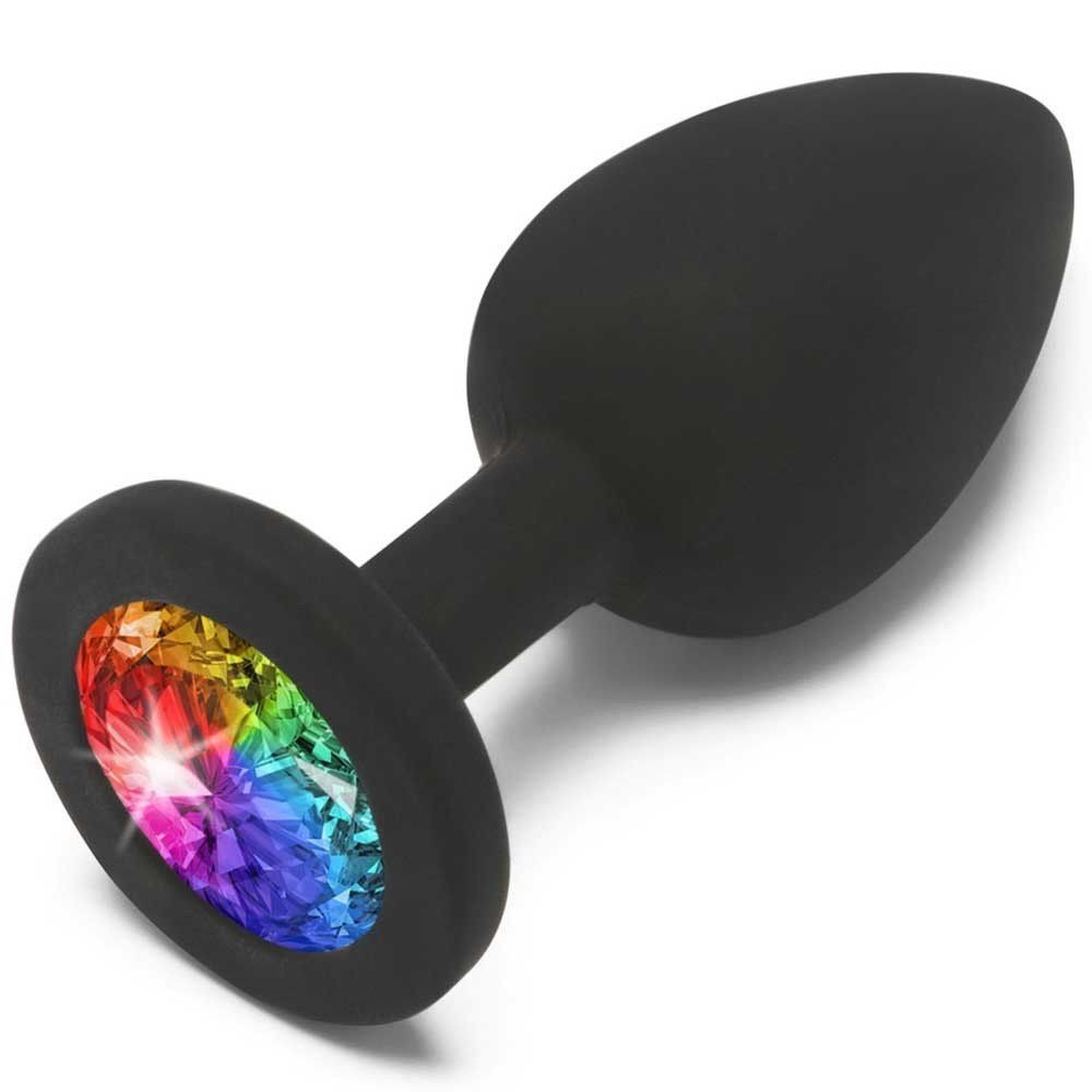 ToyJoy Anal Play Rainbow Diamond Booty Jewel Anal Plug