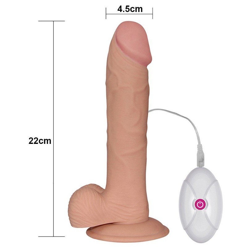 Lovetoy The Ultra Soft Dude 23 Cm Realistik Vibratör LV1096