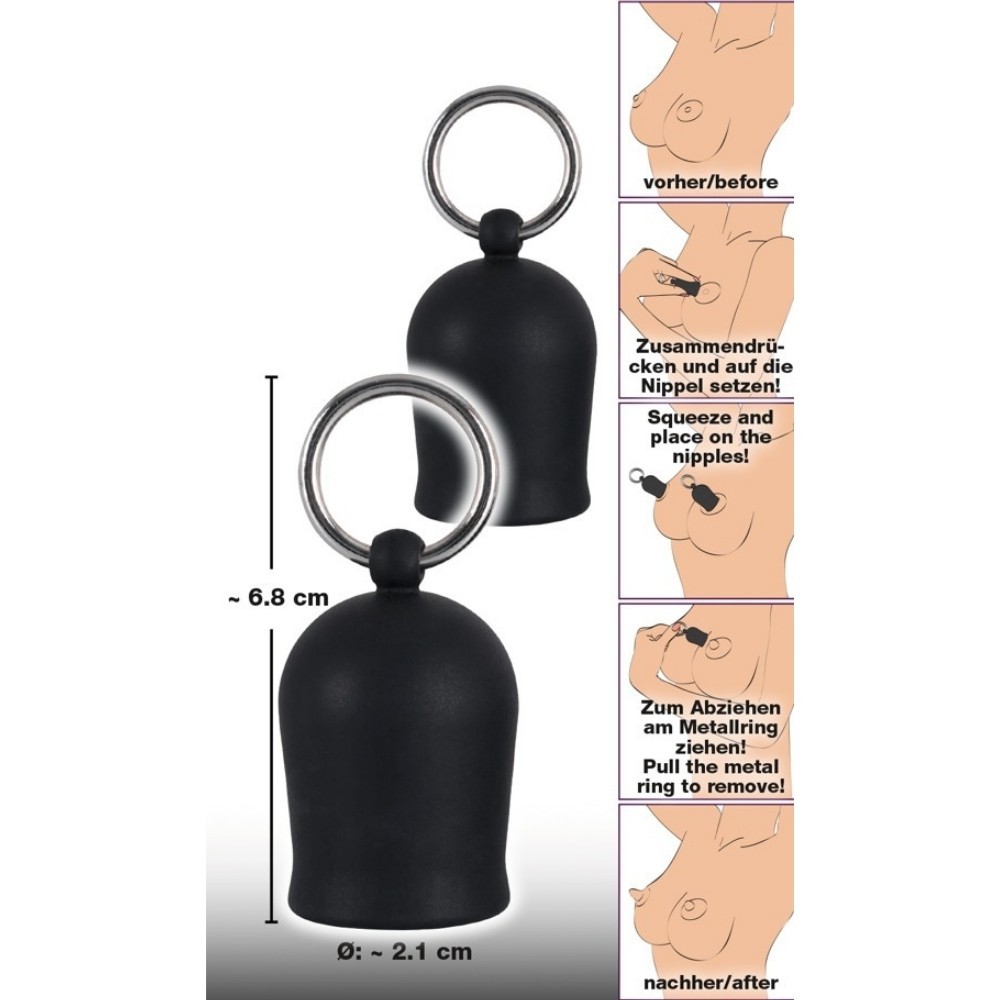 Black Velvets Nipple Sucker Soft Touch Göğüs Ucu Vakumu