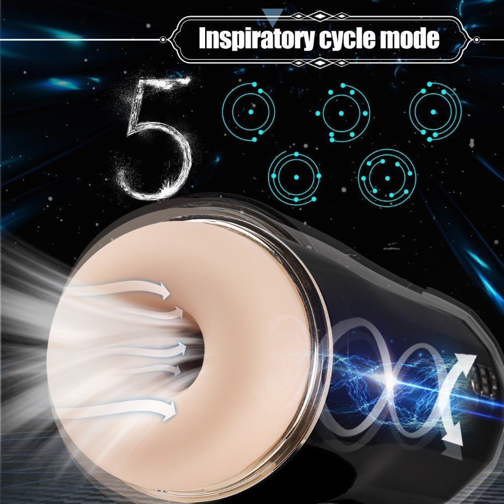 Shequ Snow İnspiratory Emiş Güçlü 7 Mod Titreşimli Realistik Anüs SQ-MA70060