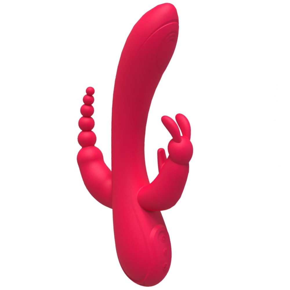 bAŞKa Sex Toys  Meilisa 3 İn 1 Clitoral Massager Rabbit Vibratör