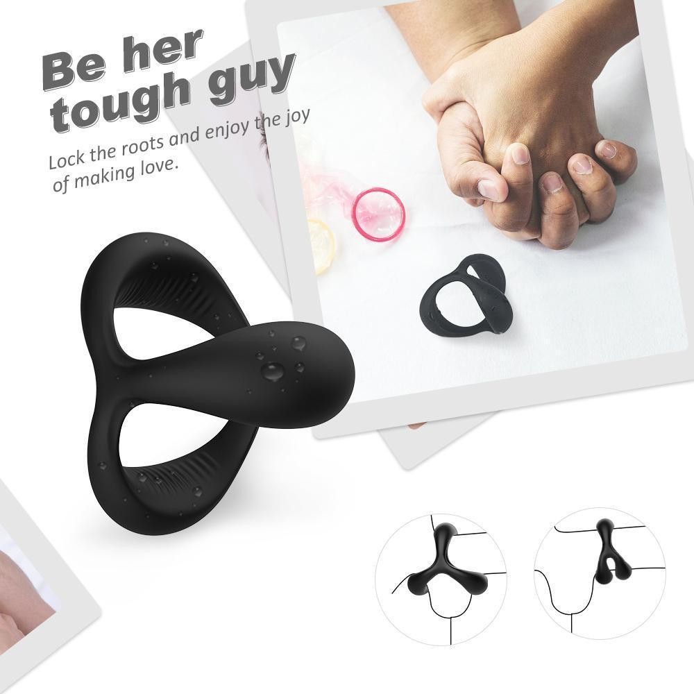 bAŞKa Erotica Toys Black Rider Yumuşak Penis Yüzüğü