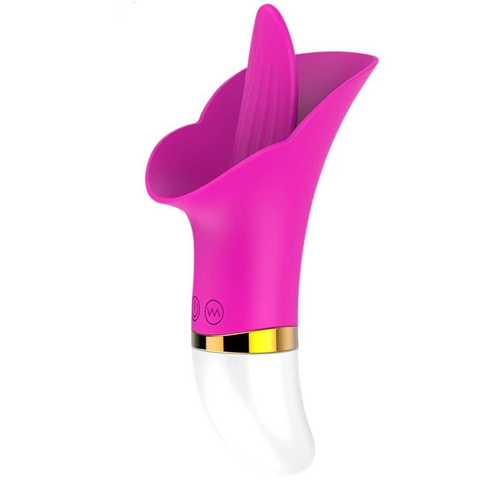 bAŞKa Sex Massager Tongue Vibe Pink Klitoral ve Vajinal Dil Vibratör