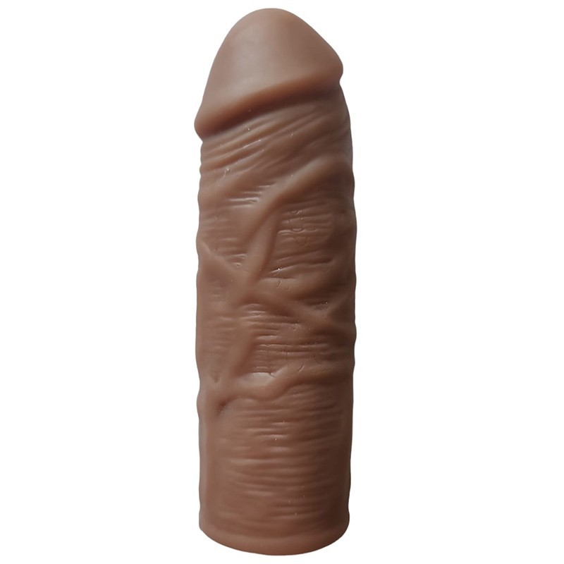 bAŞKa Maxx Perry Sleeve Yumuşak Doku Melez Realistik Penis Kılıfı