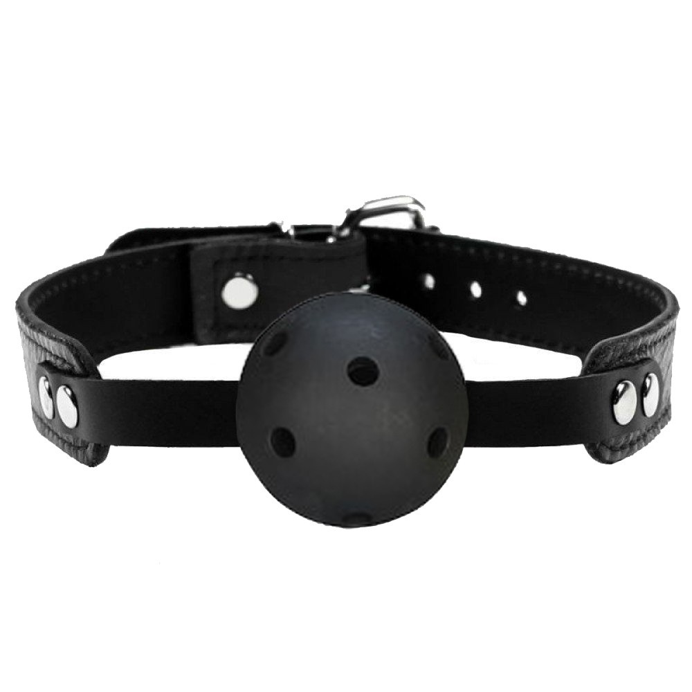 bAŞKa Fetish Fantasy Series Gag Ball Nefes Alınabilir Ağız Topu-Siyah