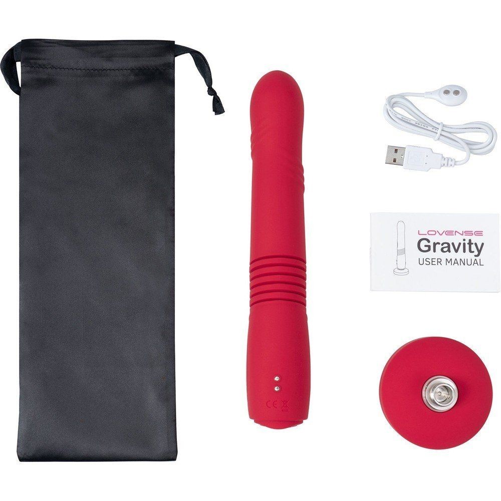Lovense Gravity Uygulama Kontrollü, Otomatik İtme ve Titreşimli Vibratör