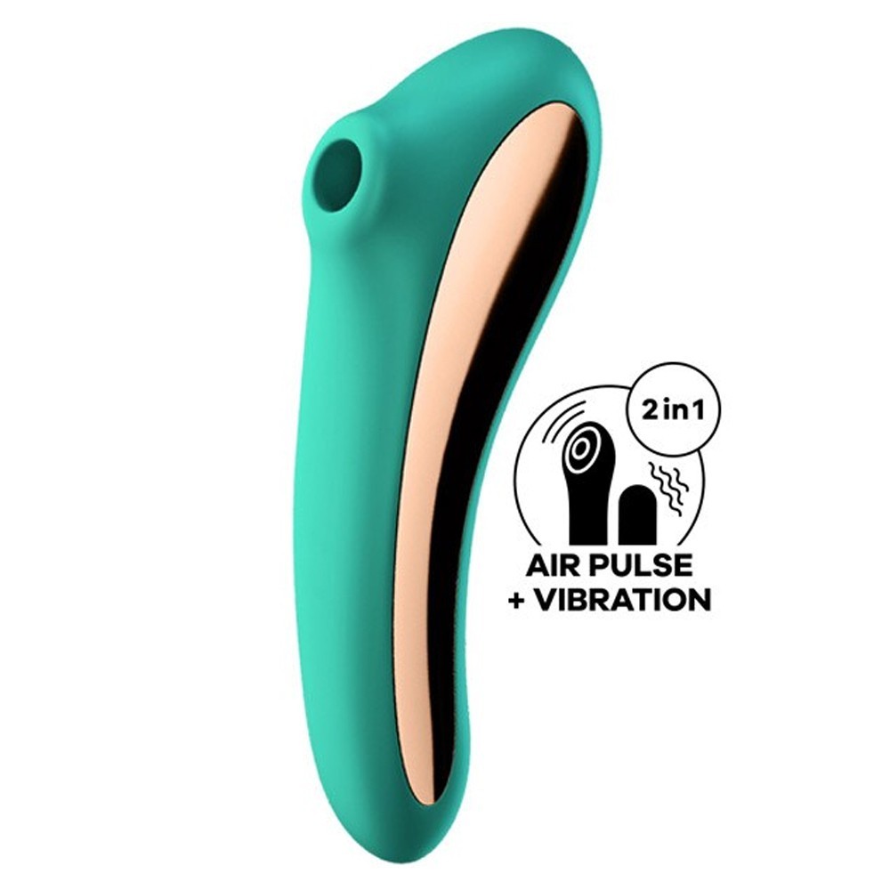 Satisfyer Dual Kiss Telefon Kontrollü Emiş Güçlü Vibratör