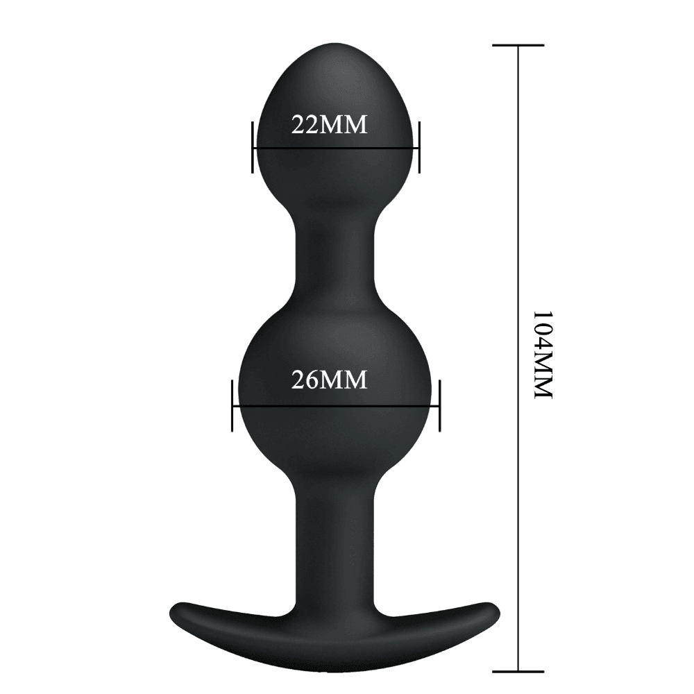 Pretty Love Medium Special Anal Stimulation Boğumlu Sıralı Anal Plug BI-040034