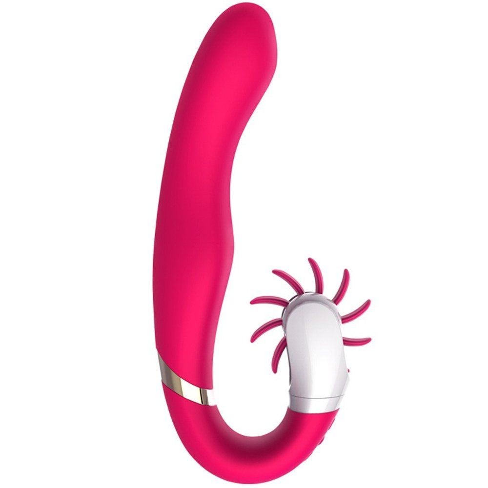 bAŞKa Dave 2 Licking Dil Hareketli Isıtmalı G-Spot Vibratör