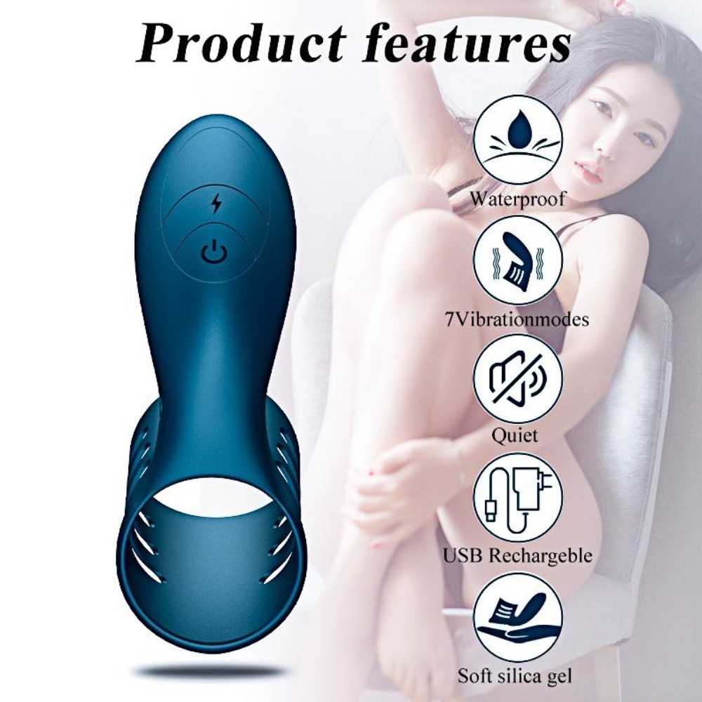 bAŞKa Erotica Toys Boss Ring Klitoral Titreşimli Penis Halkası