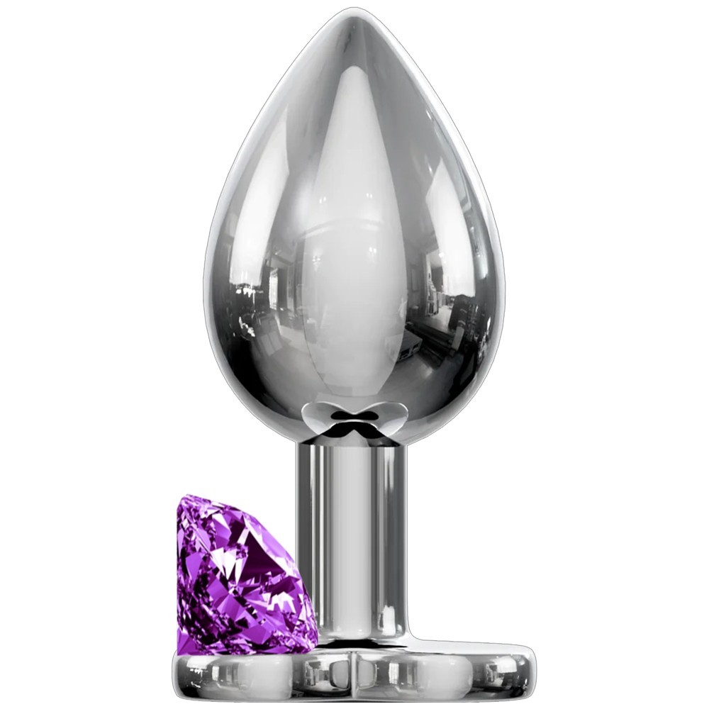 bAŞKa Booty Jewellery Silver Metal Anal Plug Medium