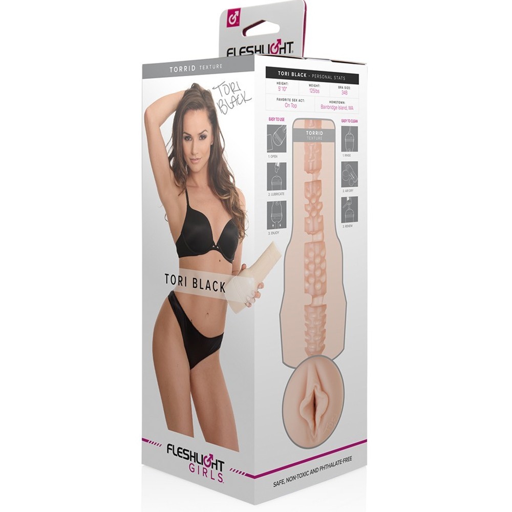Original Fleshlight Girls Tori Black Realistik Vajina Masturbator