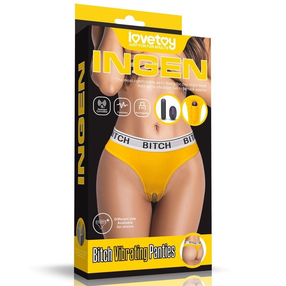 Lovetoy İngen Bitch Vibrating Panties Külotlu Vibratör LV770202A