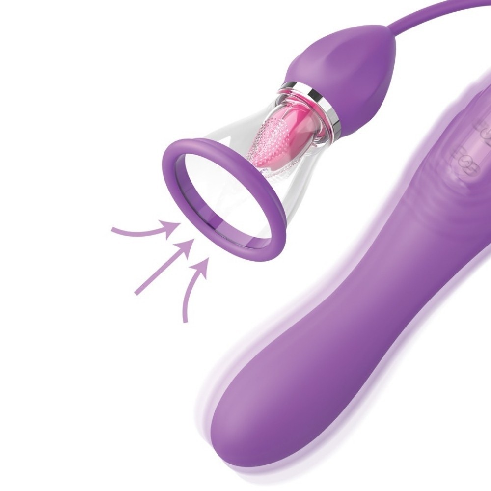 Pipedream Fantasy for Her Ultimate Pleasure Max Emiş Güçlü Dil Vibratör