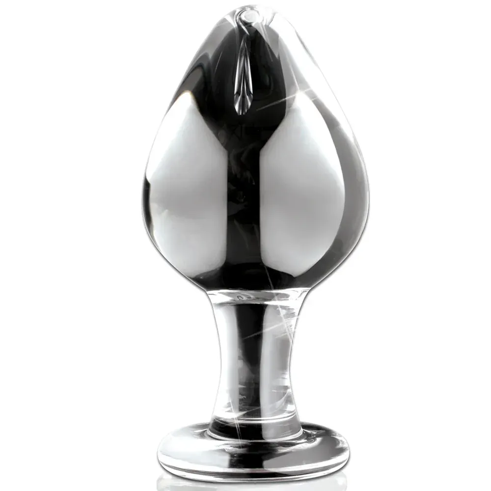 Pipedream İcicles No.25 Hand Blown Glass Massager Cam Dildo