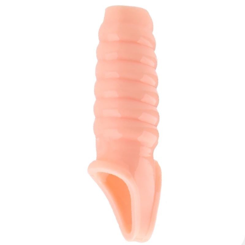 bAŞKa Ribbed Sleeve Private Boğumlu Yarım Penis Kılıfı
