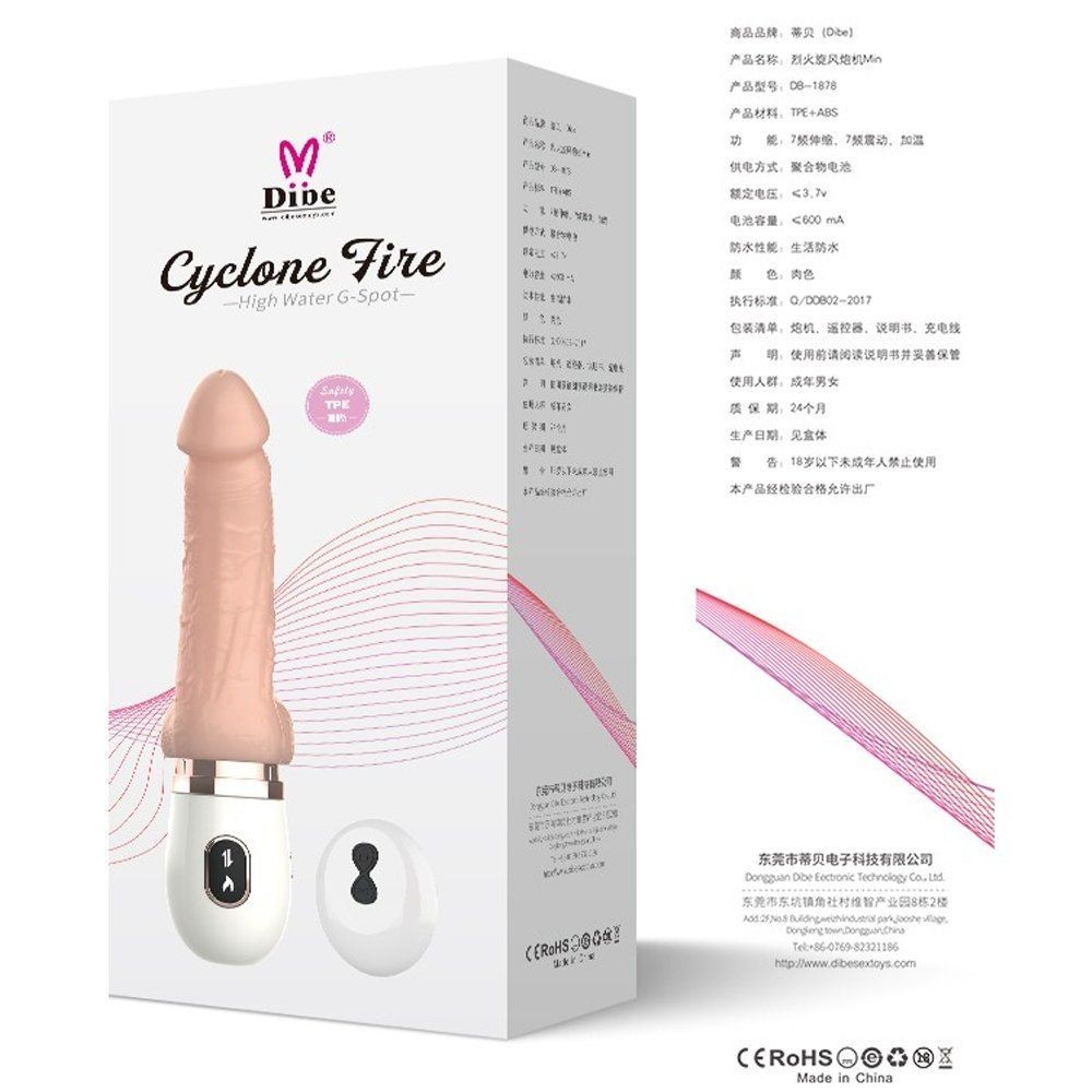 Dibe Cyclone Thrusting İleri Geri Hareketli Seks Makinesi