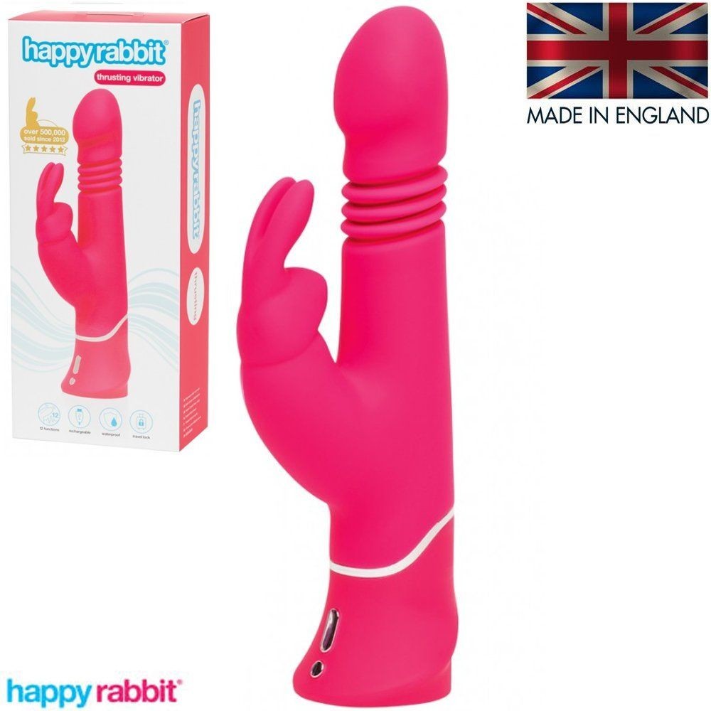 Happy Rabbit Thrusting Vibe İleri Geri Hareketli Rabbit Vibratör