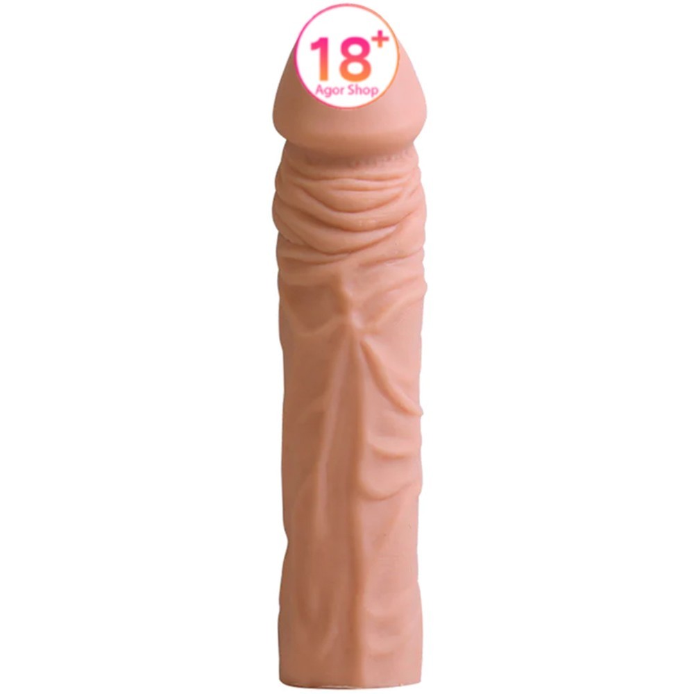 bAŞKa Mega Enlarger Sleeve Clonx Realistik Penis Kılıfı