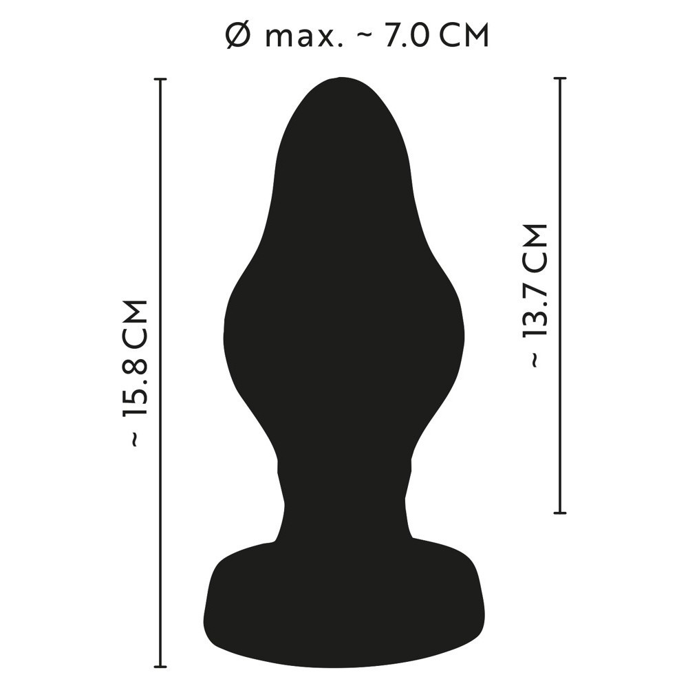 Anos Finest Butt Wear 7 cm Liquid Silicone Soft Silikon Anal Plug