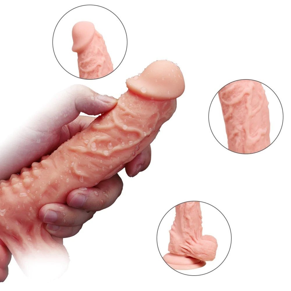 bAŞKa Mars Dildo 18.5 cm İçi Boş Belden Bağlamalı Realistik Penis