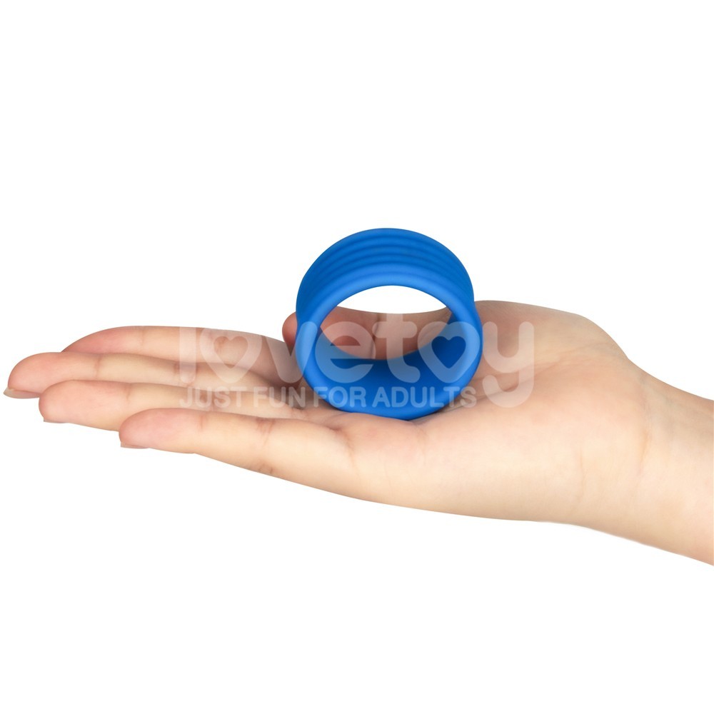 Lovetoy Pinnacle Pro Deep Rib Grip Ring Silikon Penis Halkası LV443011
