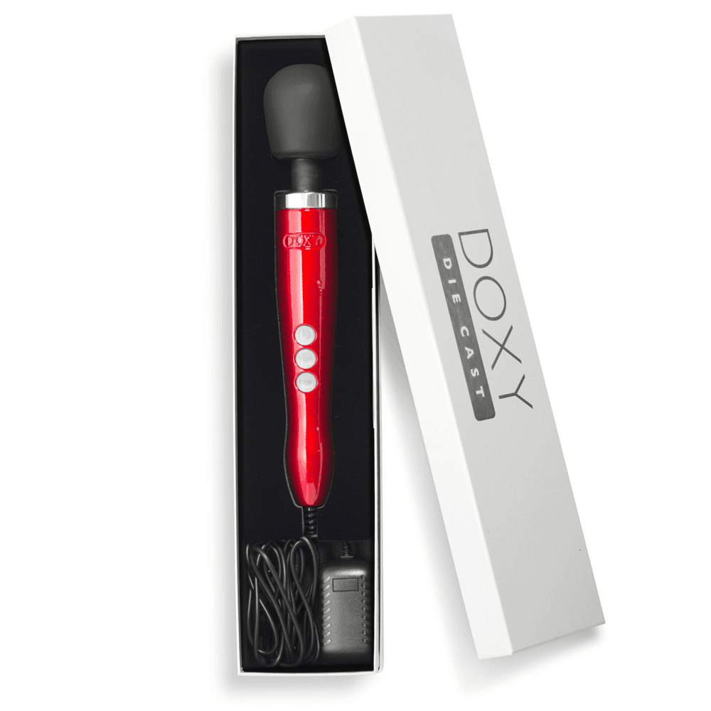 Doxy Die Cast Wand Massager Red Elektrikli Masaj Wand Vibratör