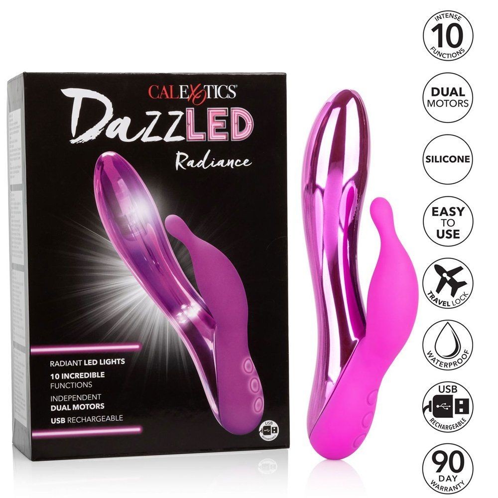 Calexotics DazzLED Radiance 10 Mod Rabbit Vibratör