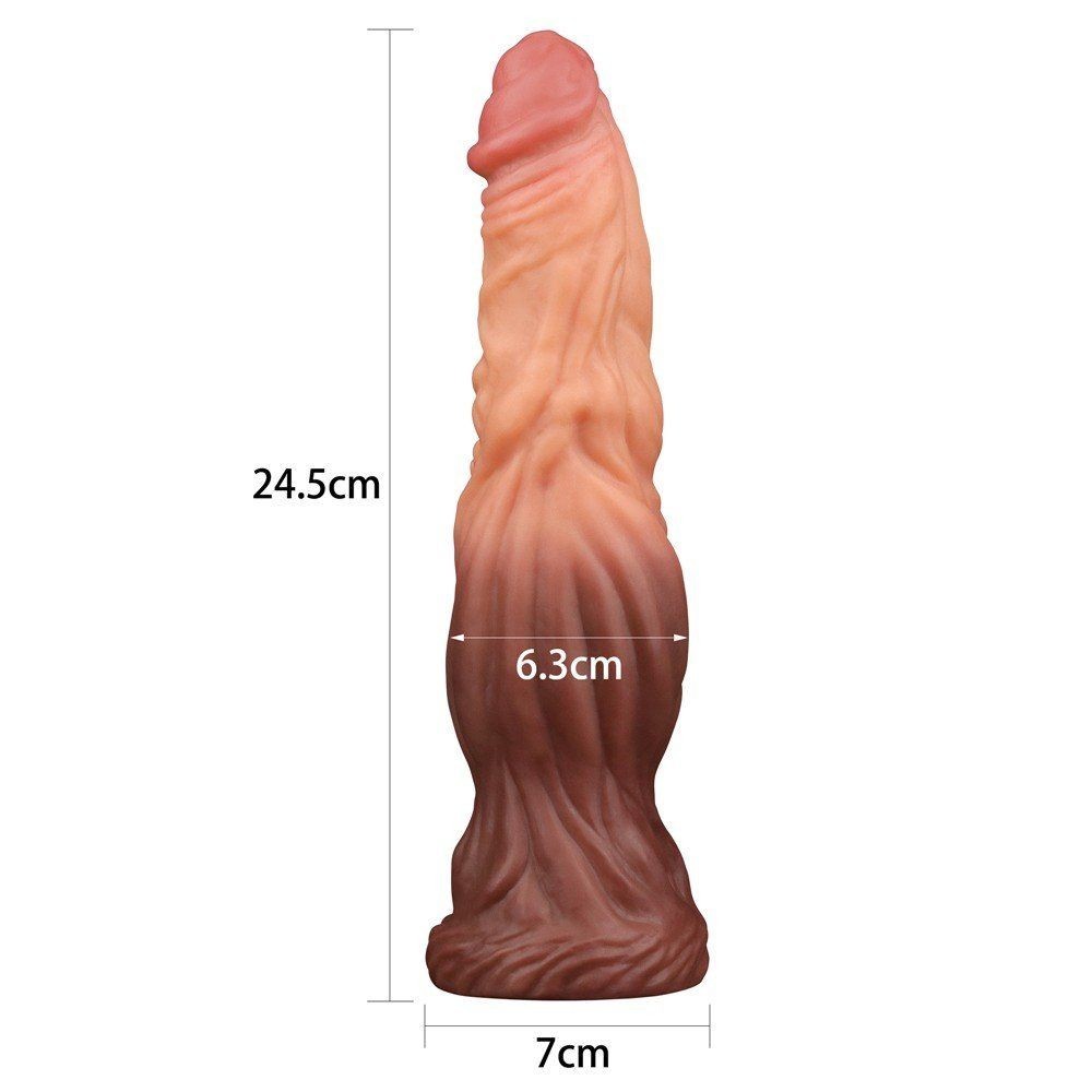 Lovetoy Nature Cock 10'' Çift Katmanlı Büyük Realistik Penis LV411015