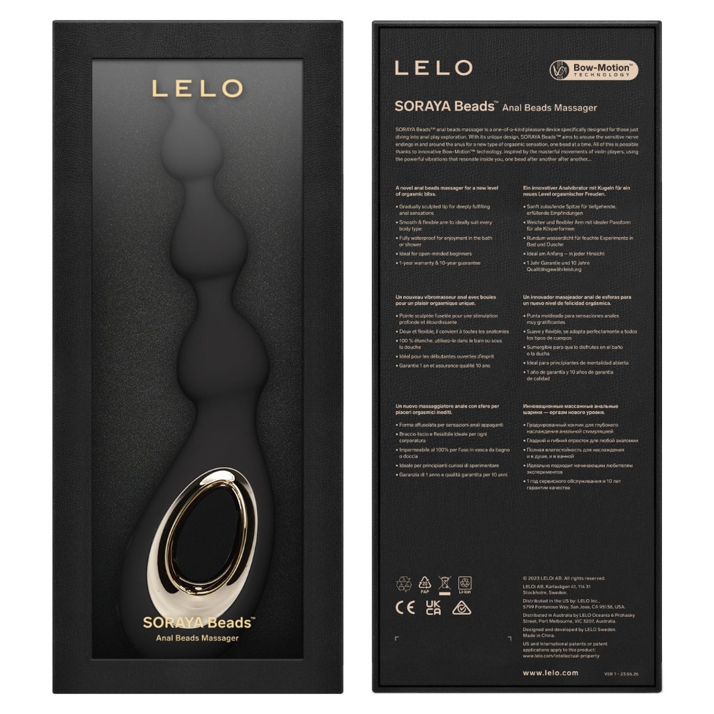Lelo Soraya Beads Şarj Edilebilir Silikon Anal Boncuk Vibratör
