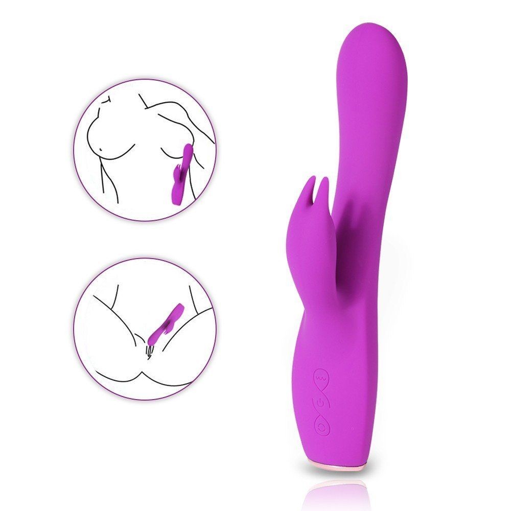 Shequ Eartha 10 Fonksiyonlu Titreşimli G-Bölgesi ve Klitoris Rabbit Vibratör SQ-V10103