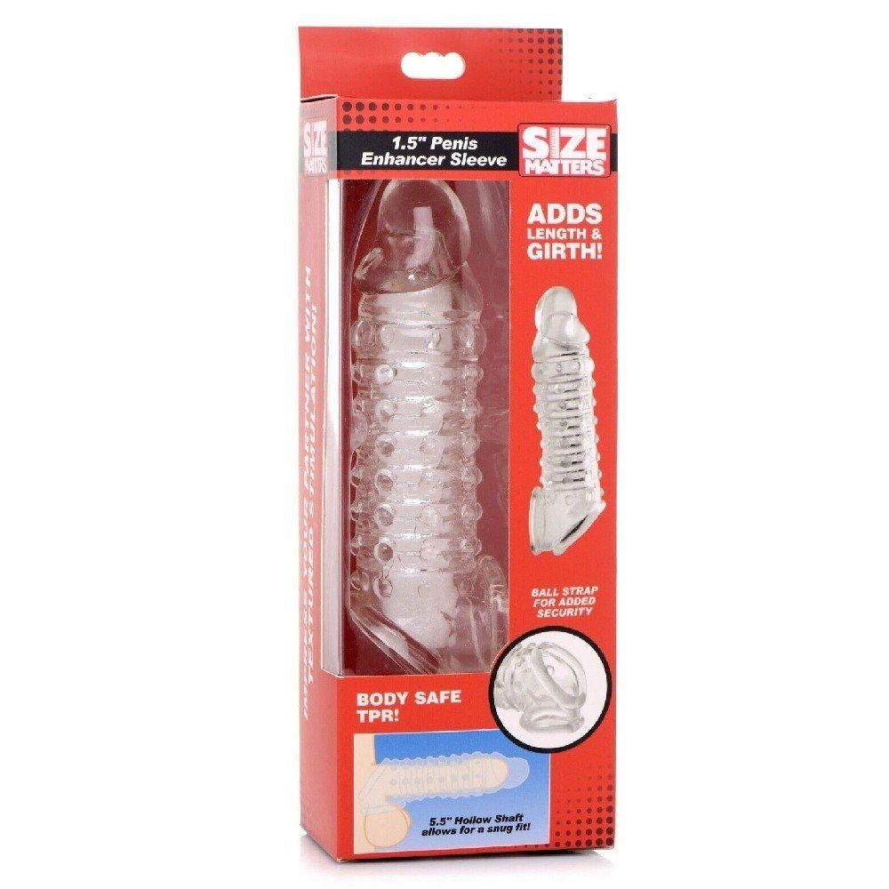 Size Matters Enhancer Penis Sleeve Transparent Penis Kılıfı