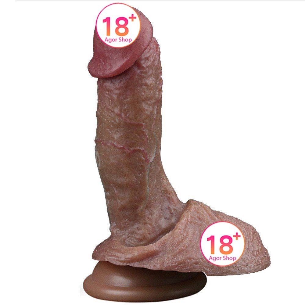 Lovetoy Dual Layered Silicone Cock 19.5 cm Realistik Penis LV411051